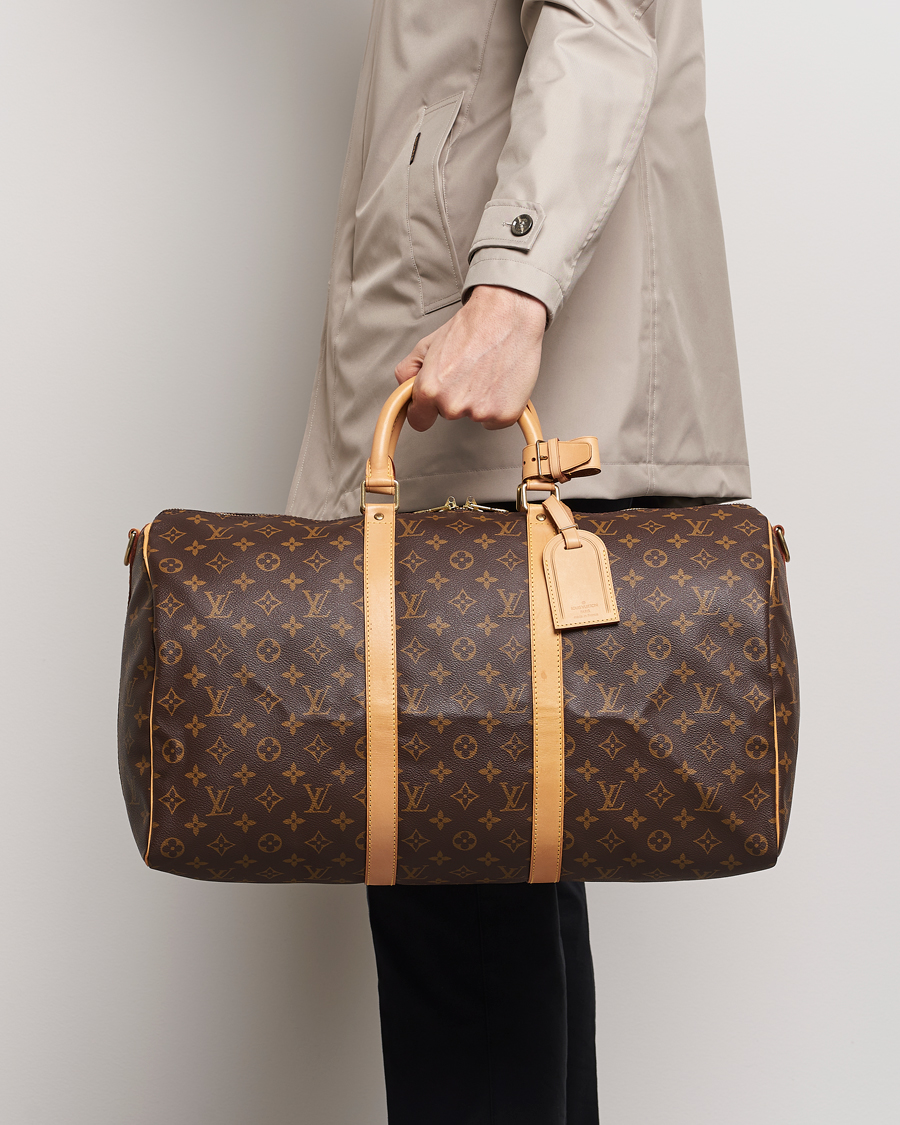 Herren | Pre-Owned & Vintage Bags | Louis Vuitton Pre-Owned | Keepall Bandoulière 50 Bag Monogram 