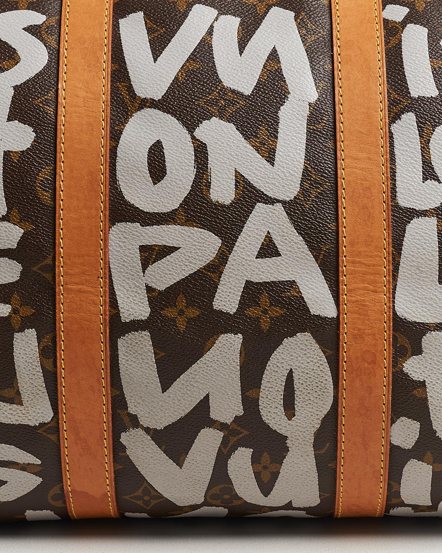 Herren | Louis Vuitton Pre-Owned Keepall 50 Bag Graffiti | Louis Vuitton Pre-Owned | Keepall 50 Bag Graffiti