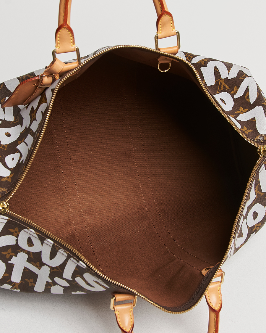 Herren | Louis Vuitton Pre-Owned Keepall 50 Bag Graffiti | Louis Vuitton Pre-Owned | Keepall 50 Bag Graffiti