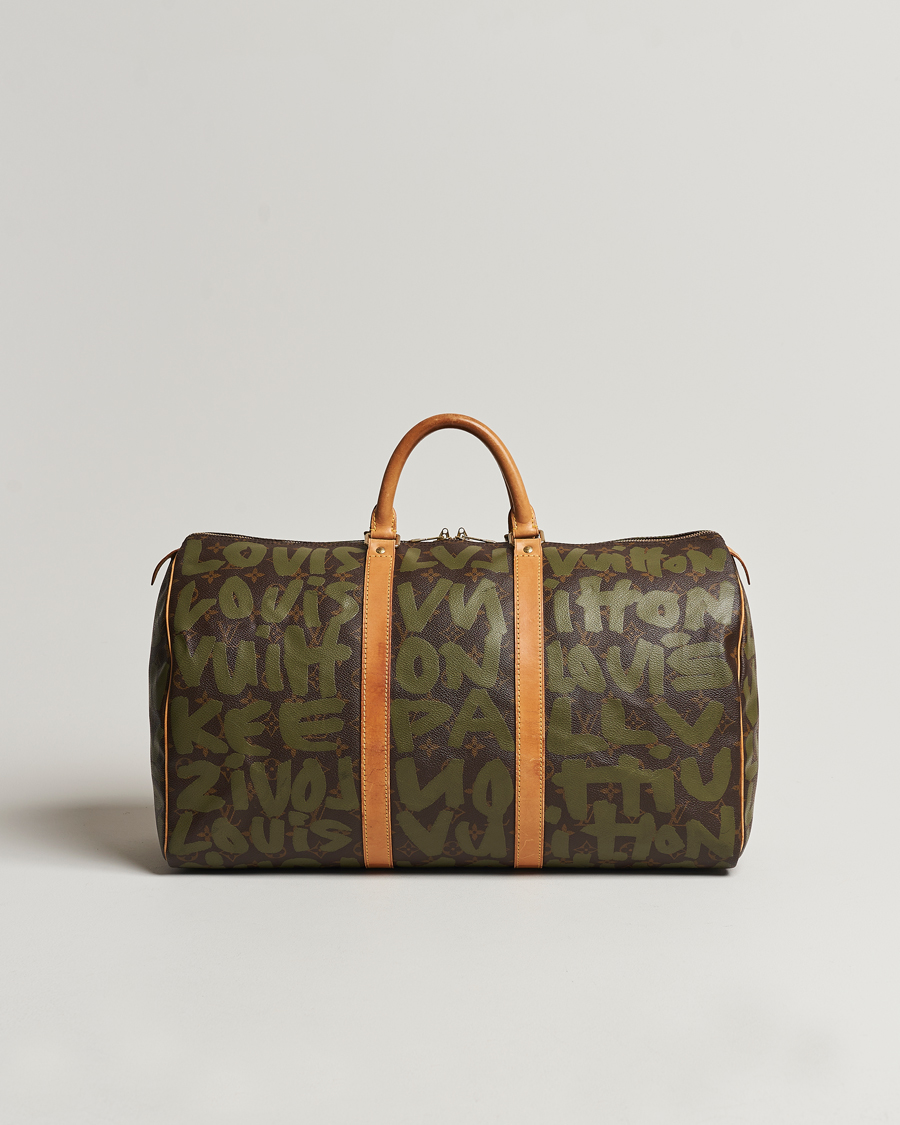 Herren | Louis Vuitton Pre-Owned Keepall 50 Bag Graffiti | Louis Vuitton Pre-Owned | Keepall 50 Bag Graffiti