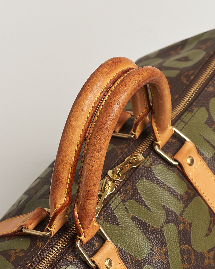 Herren | Louis Vuitton Pre-Owned Keepall 50 Bag Graffiti | Louis Vuitton Pre-Owned | Keepall 50 Bag Graffiti