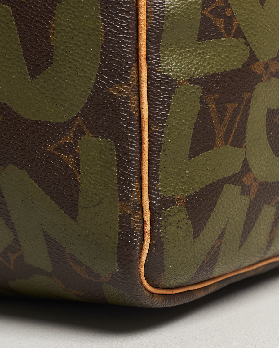 Herren | Louis Vuitton Pre-Owned Keepall 50 Bag Graffiti | Louis Vuitton Pre-Owned | Keepall 50 Bag Graffiti