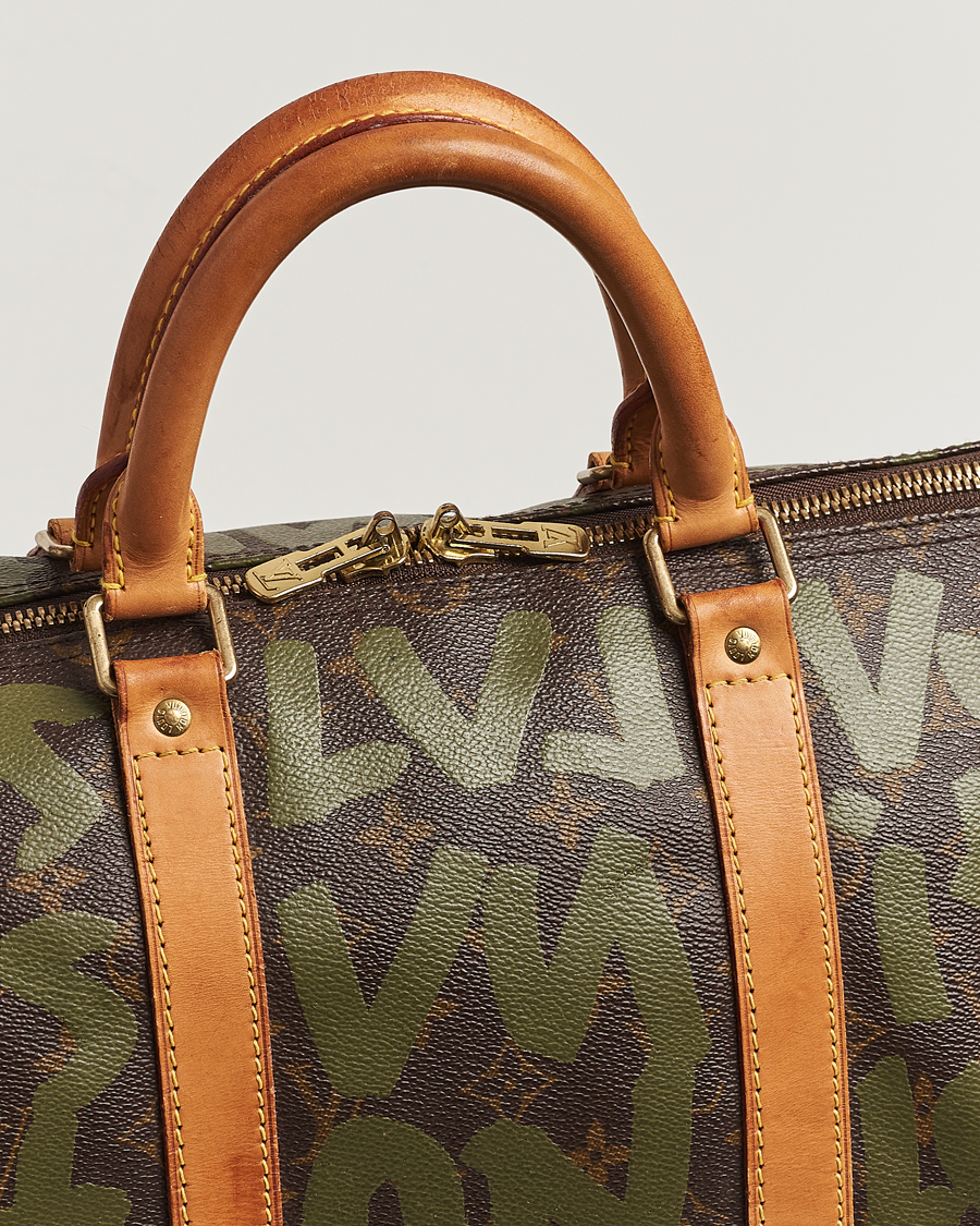 Herren | Louis Vuitton Pre-Owned Keepall 50 Bag Graffiti | Louis Vuitton Pre-Owned | Keepall 50 Bag Graffiti