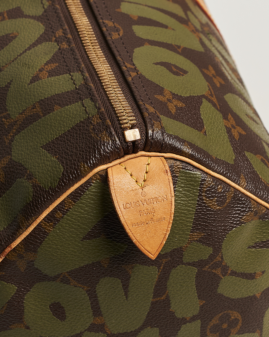 Herren | Louis Vuitton Pre-Owned Keepall 50 Bag Graffiti | Louis Vuitton Pre-Owned | Keepall 50 Bag Graffiti
