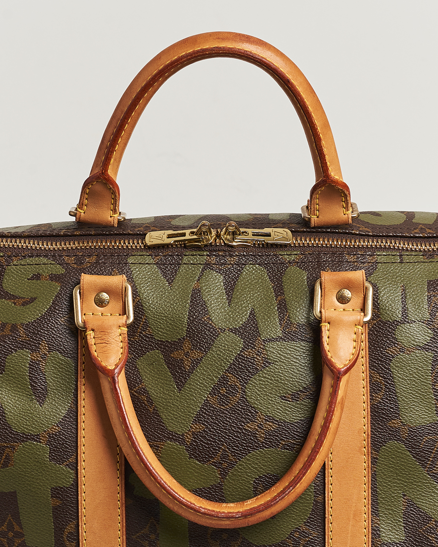Herren | Louis Vuitton Pre-Owned Keepall 50 Bag Graffiti | Louis Vuitton Pre-Owned | Keepall 50 Bag Graffiti