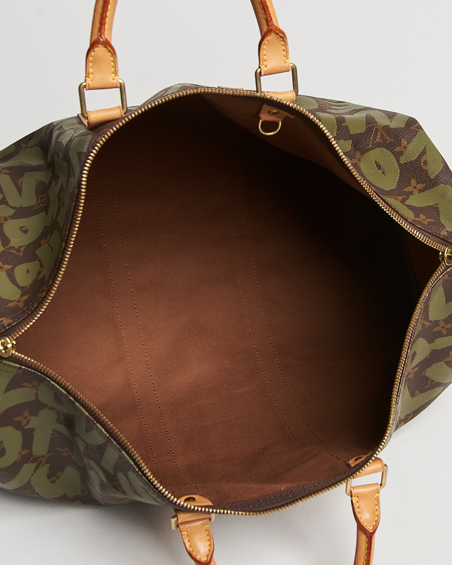 Herren | Louis Vuitton Pre-Owned Keepall 50 Bag Graffiti | Louis Vuitton Pre-Owned | Keepall 50 Bag Graffiti