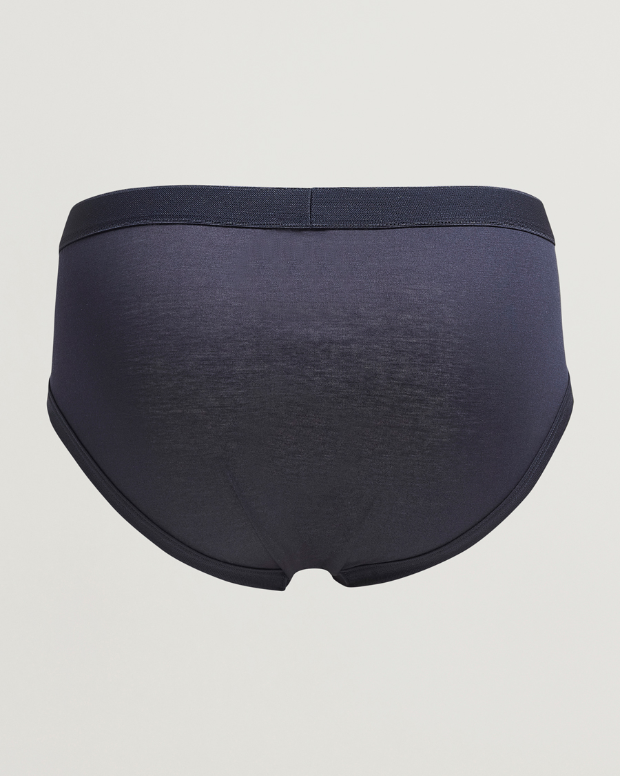 Herren | Unterwäsche | Zimmerli of Switzerland | Sea Island Cotton Briefs Navy