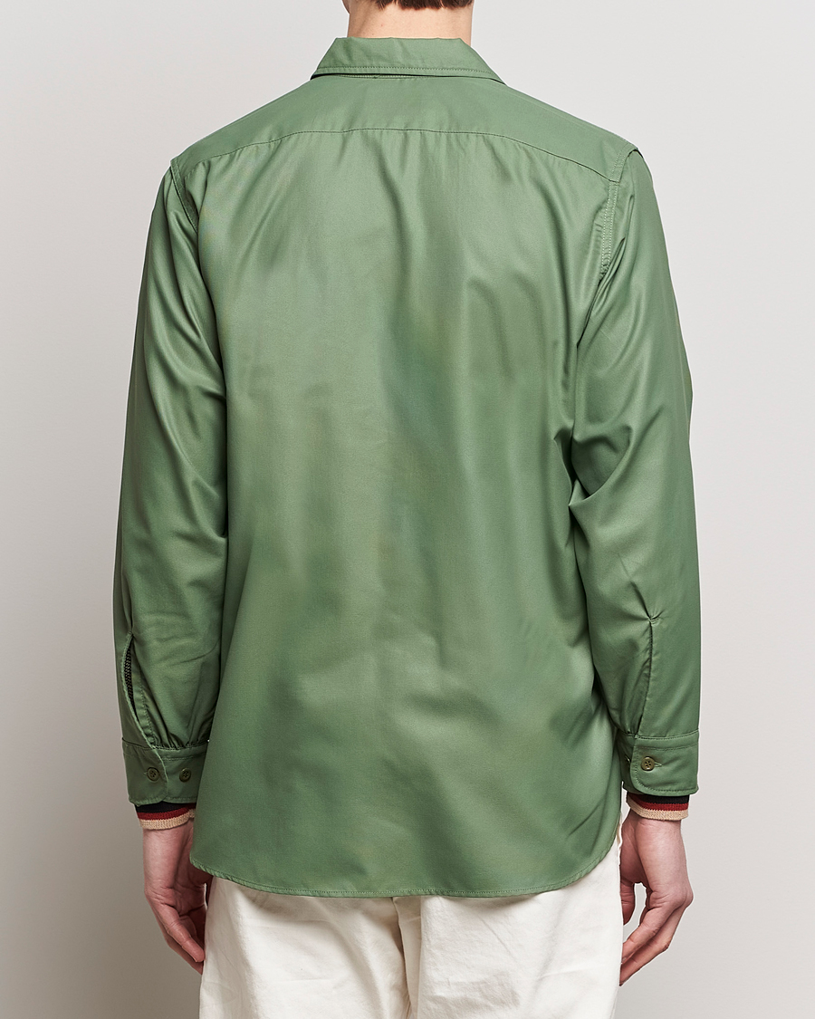 Herren | Hemden | BEAMS PLUS | Work Micro Nylon Overshirt Olive