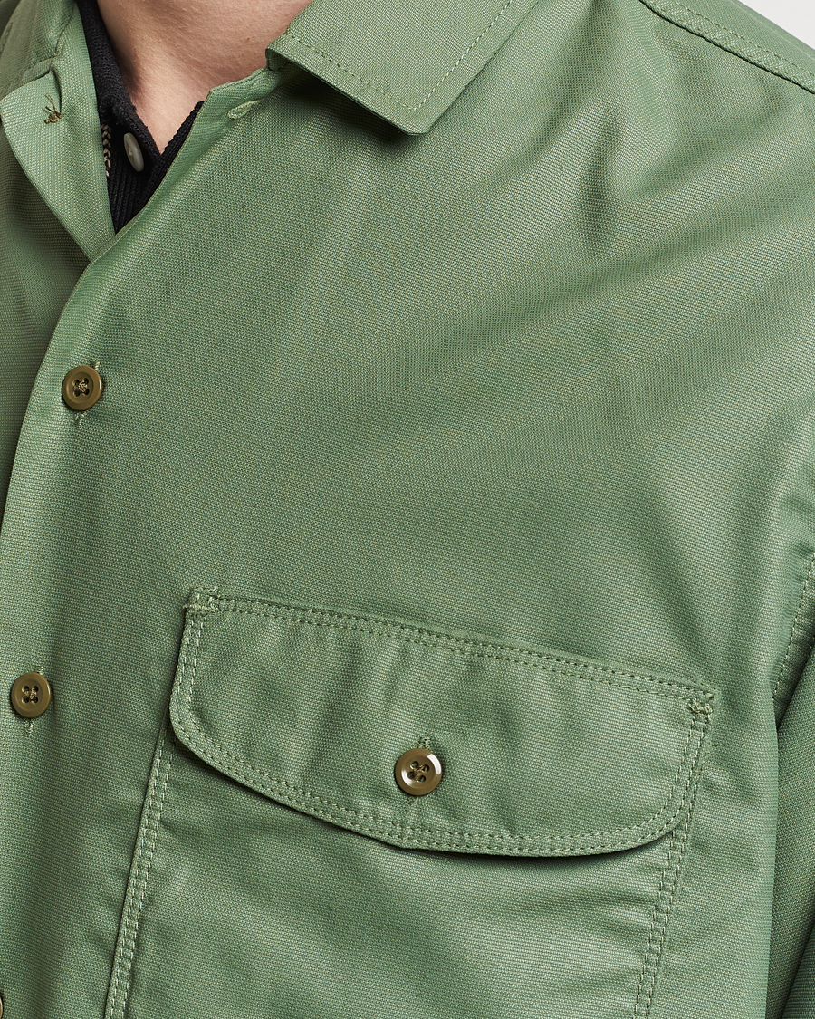 Herren | Hemden | BEAMS PLUS | Work Micro Nylon Overshirt Olive
