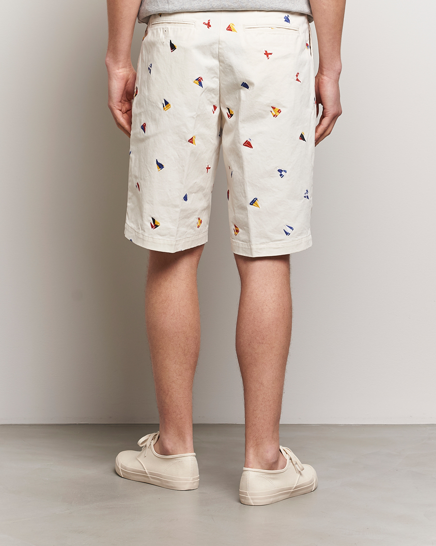 Herren | Shorts | BEAMS PLUS | Embroidered Shorts White