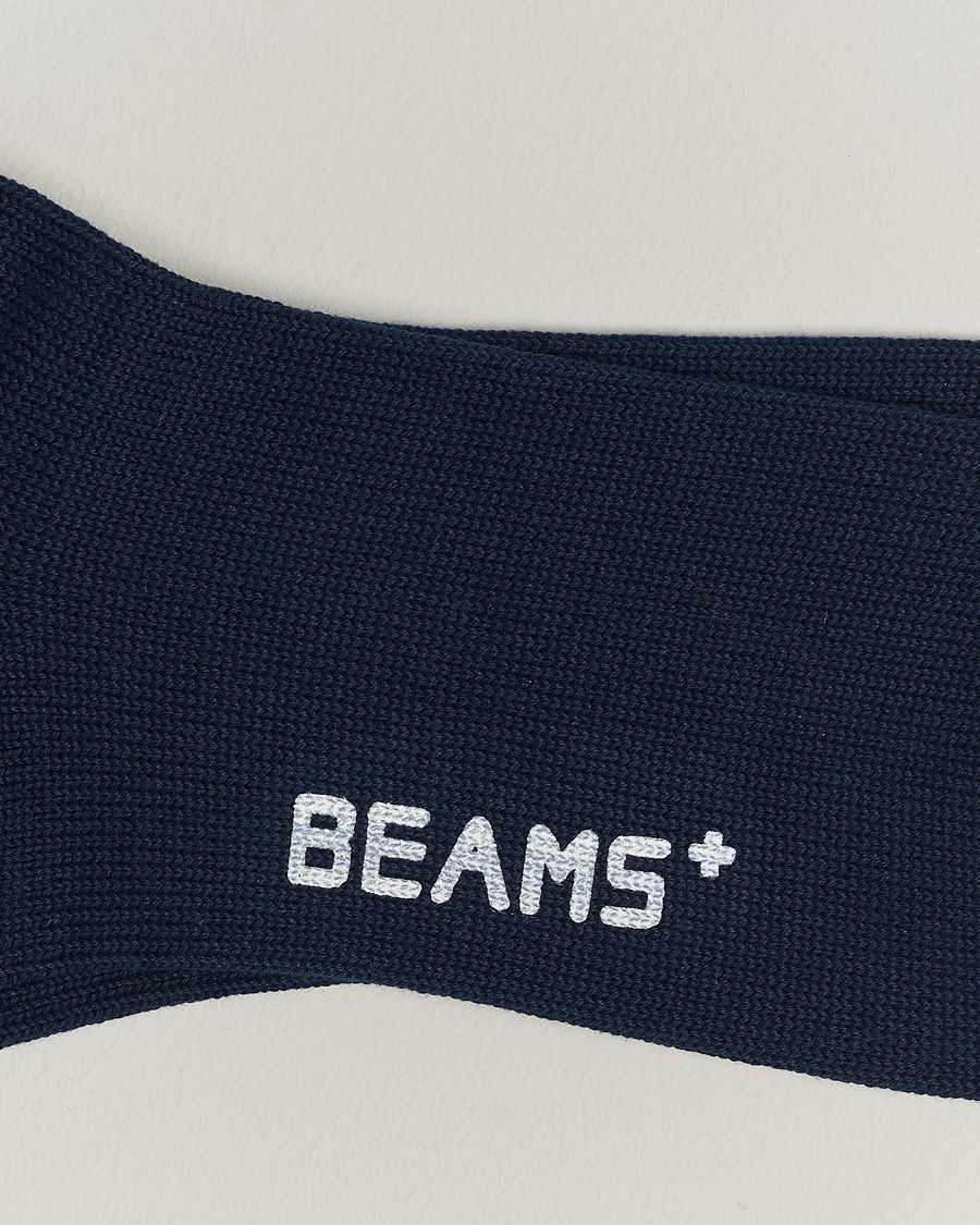 Herren | Socken | BEAMS PLUS | Schoolboy Socks Navy/Red