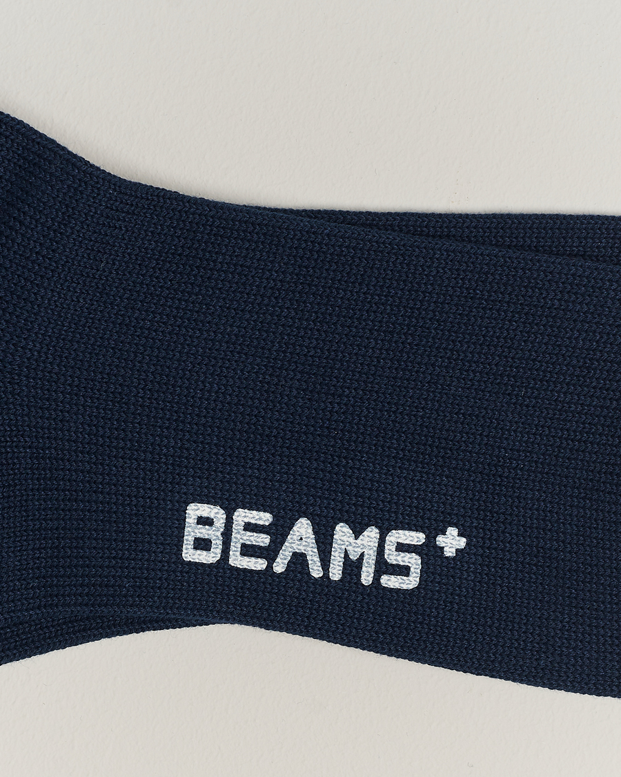 Herren | Unterwäsche | BEAMS PLUS | Schoolboy Socks Navy/Red