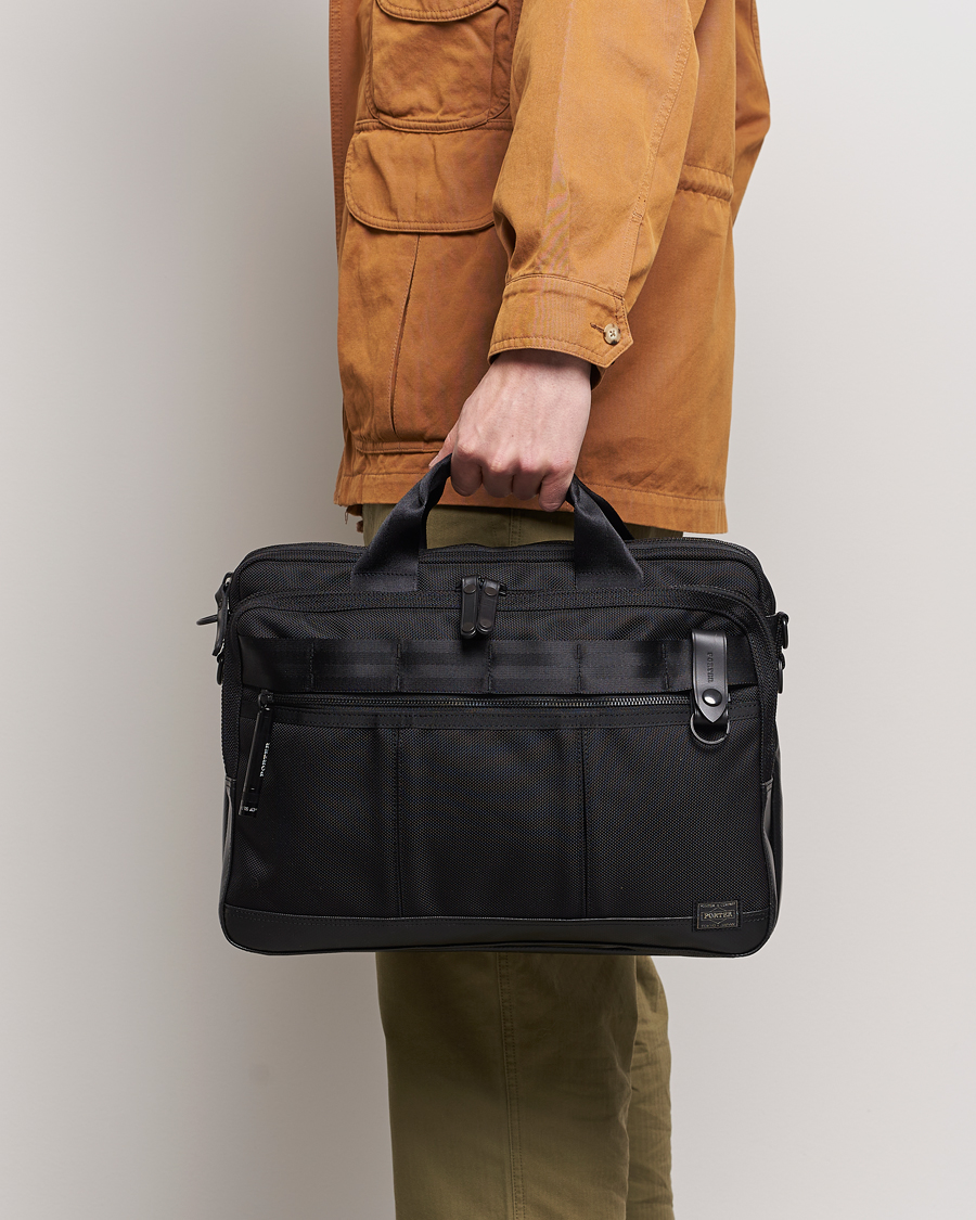 Porter-Yoshida & Co. Heat 2Way Briefcase Black bei Care of Carl