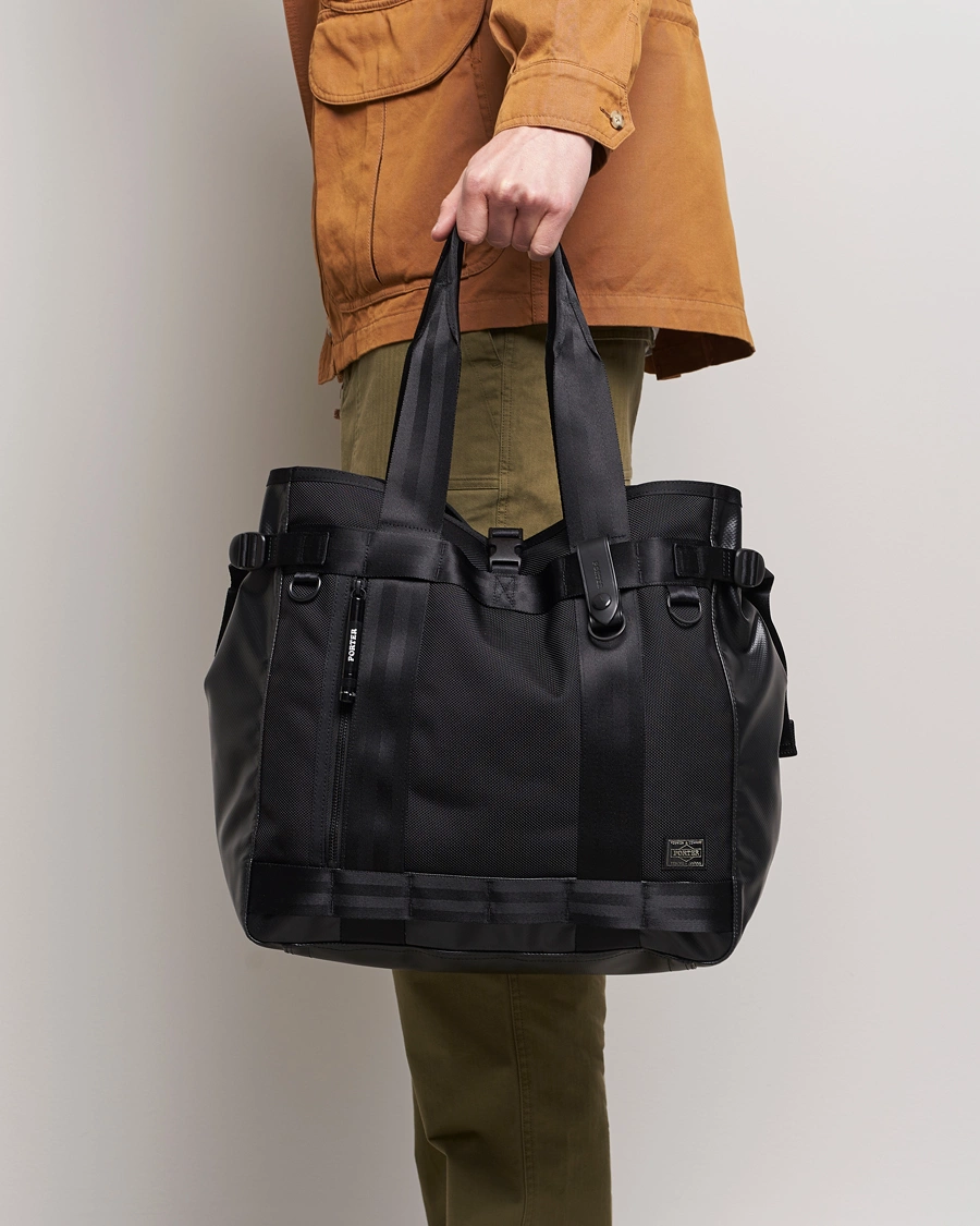 Herr | Accessoarer | Porter-Yoshida & Co. | Heat Tote Bag Black