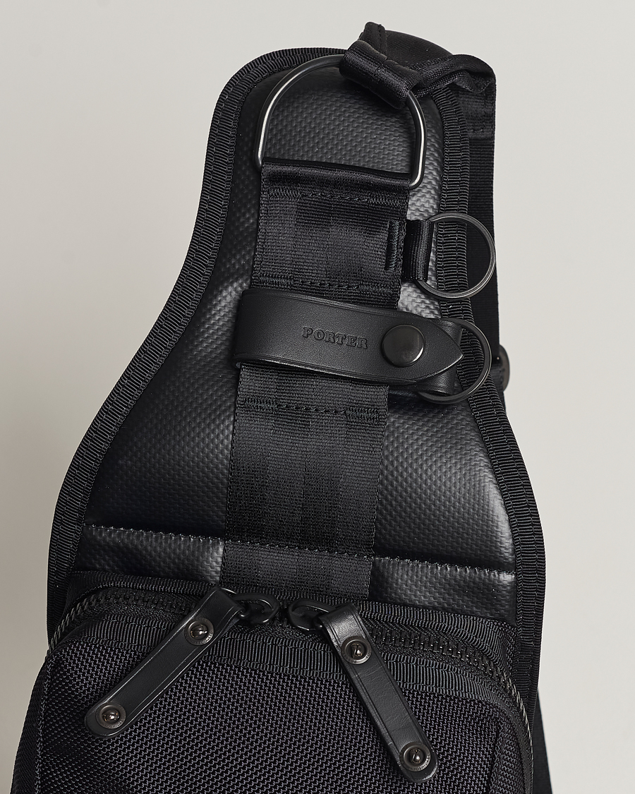 Herren | Taschen | Porter-Yoshida & Co. | Heat Sling Shoulder Bag Black