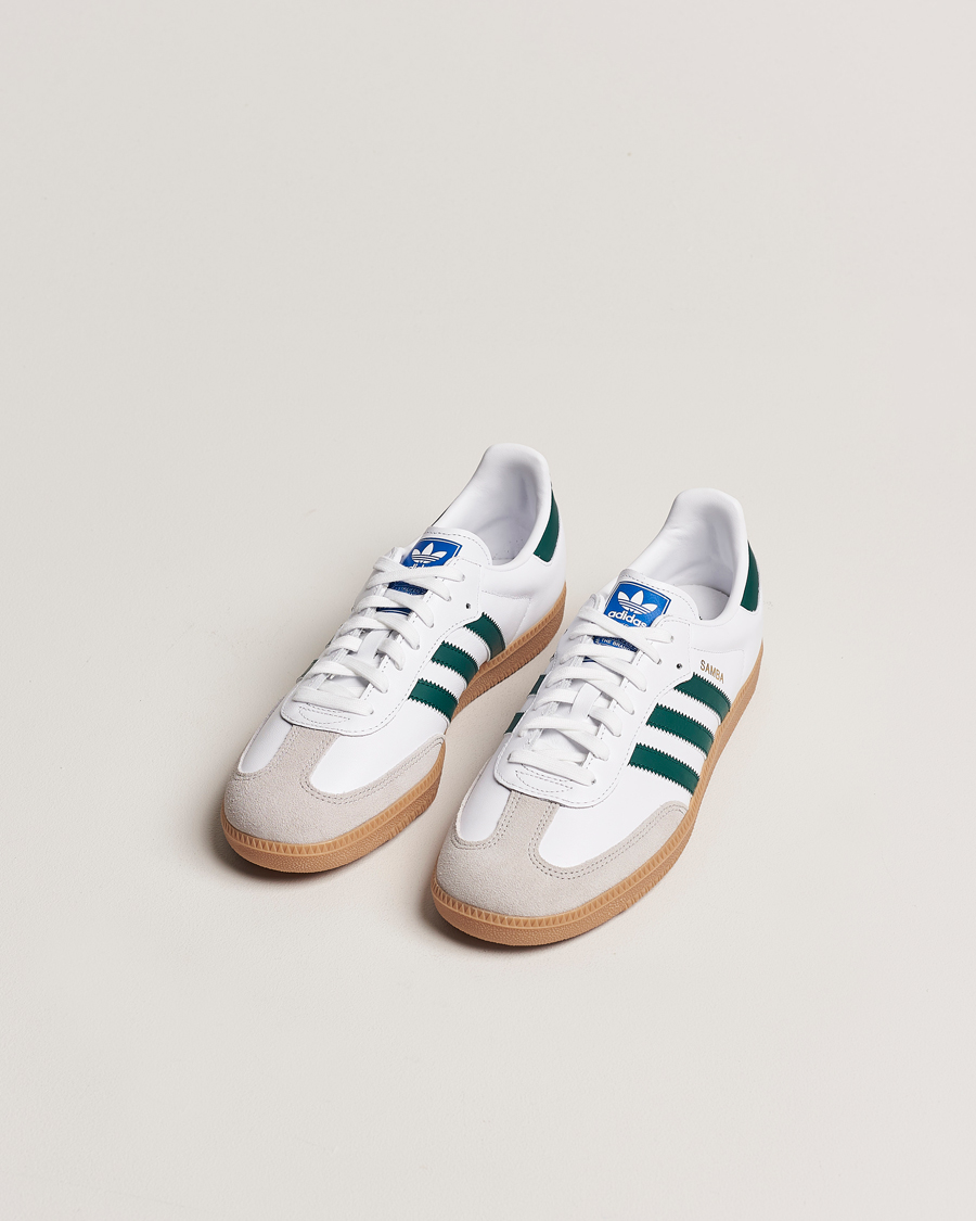 Herren | Weiße Sneakers | adidas Originals | Samba OG Sneaker White/Green