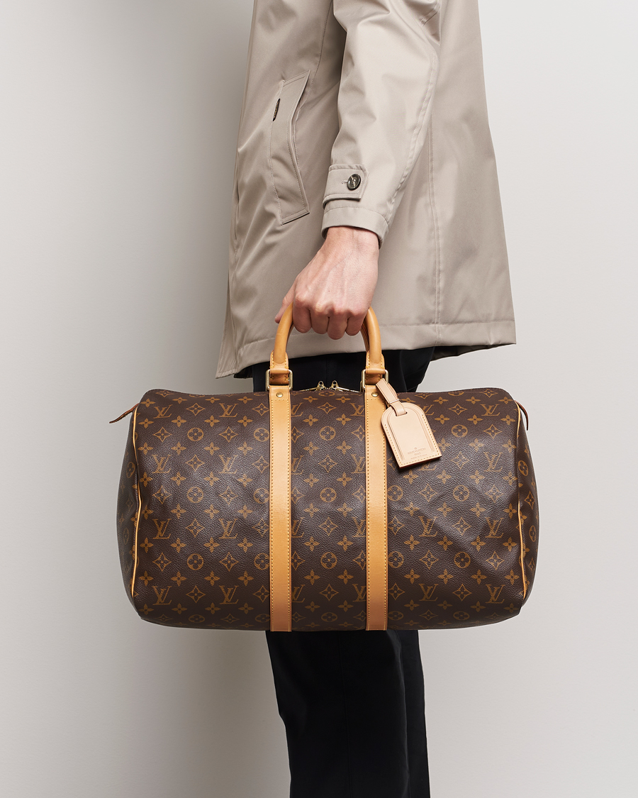 Men |  | Louis Vuitton Pre-Owned | Keepall 45 Bag Monogram 