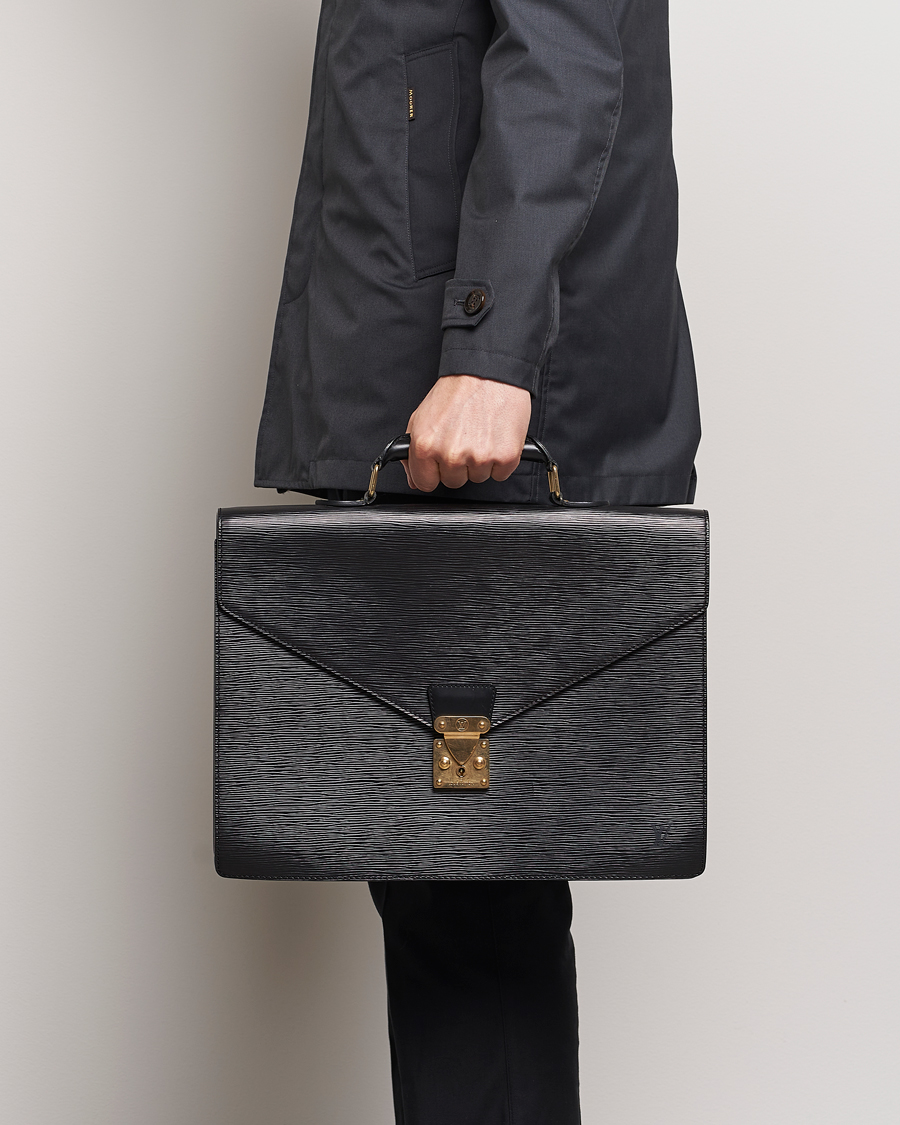 Louis Vuitton Pre Owned Serviette Conseiller EPI Leather Briefcase