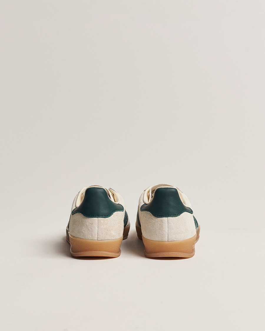 Herren | adidas Originals Gazelle Indoor Sneaker White/Green | adidas Originals | Gazelle Indoor Sneaker White/Green