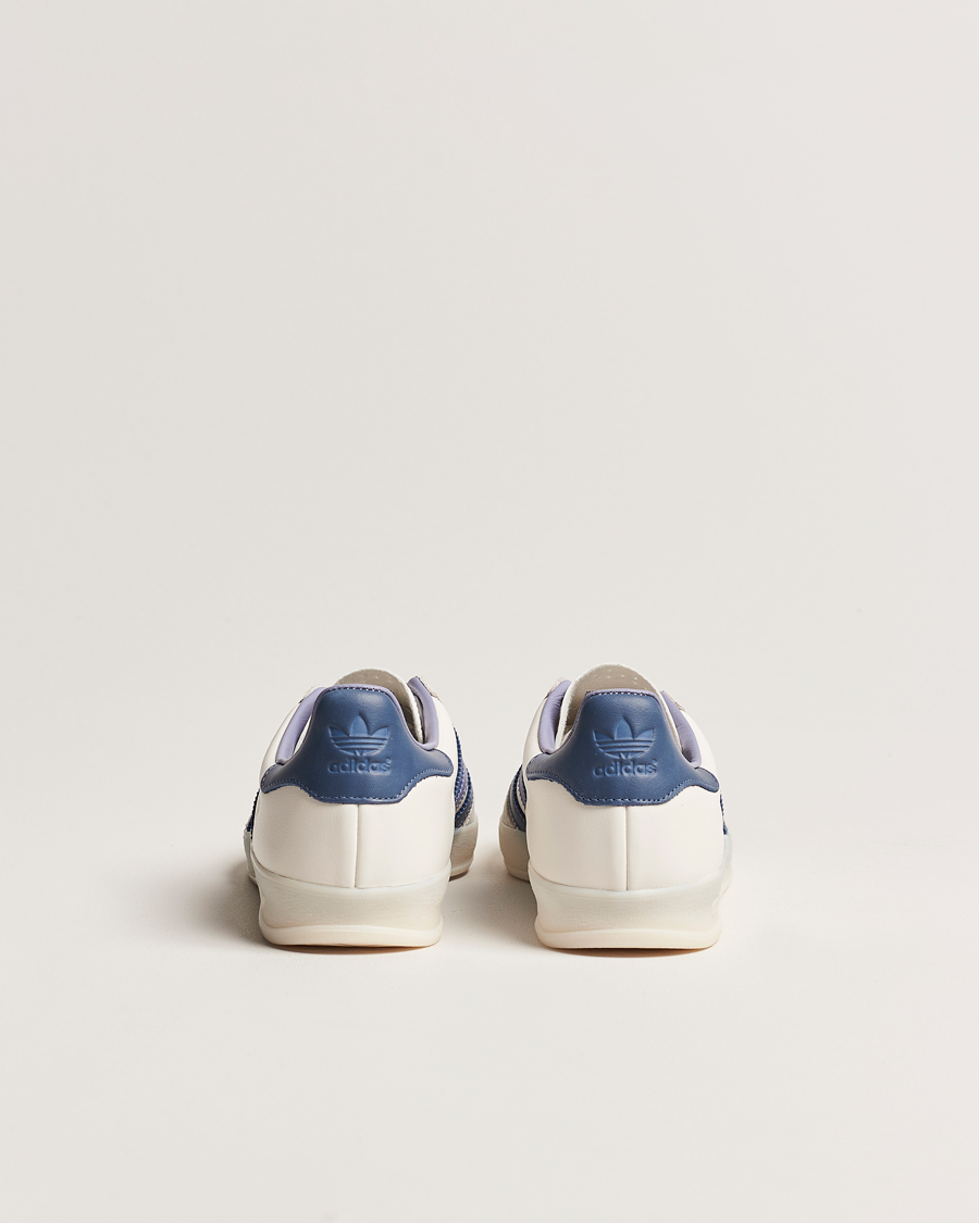Herren | adidas Originals Gazelle Indoor Sneaker White/Blue | adidas Originals | Gazelle Indoor Sneaker White/Blue