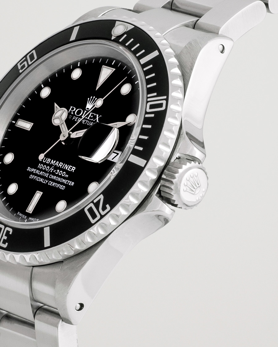 Herren | Rolex Pre-Owned Submariner 16610 Oyster Perpetual Silver | Rolex Pre-Owned | Submariner 16610 Oyster Perpetual Silver