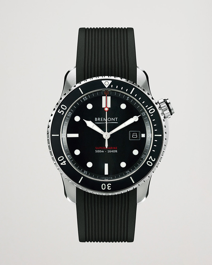Herren | Bremont Pre-Owned S500 Supermarine 43mm Black Dial Silver | Bremont Pre-Owned | S500 Supermarine 43mm Black Dial Silver