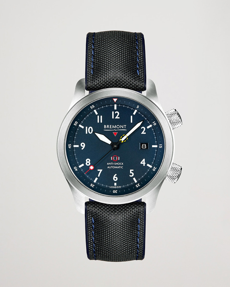 Herren | Bremont Pre-Owned MBII Pilot Watch 43mm Blue Dial Silver | Bremont Pre-Owned | MBII Pilot Watch 43mm Blue Dial Silver