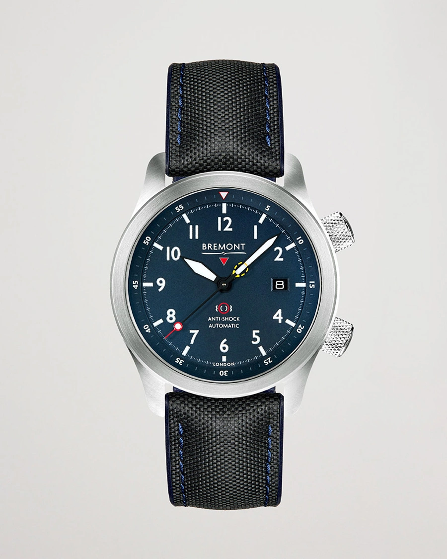 Herren | Bremont Pre-Owned MBII Pilot Watch 43mm Blue Dial Silver | Bremont Pre-Owned | MBII Pilot Watch 43mm Blue Dial Silver