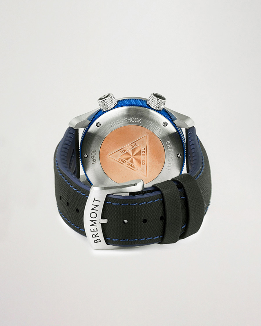 Bremont Pre-Owned MBII Pilot Watch 43mm Blue Dial Silver bei Care  