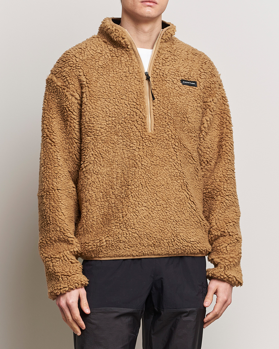 Herren | Fleecepullover | District Vision | Half Zip Pile Fleece Sand