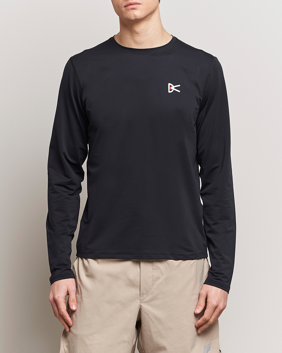 Herren | Langarm T-Shirt | District Vision | Lightweight Long Sleeve T-Shirt Black
