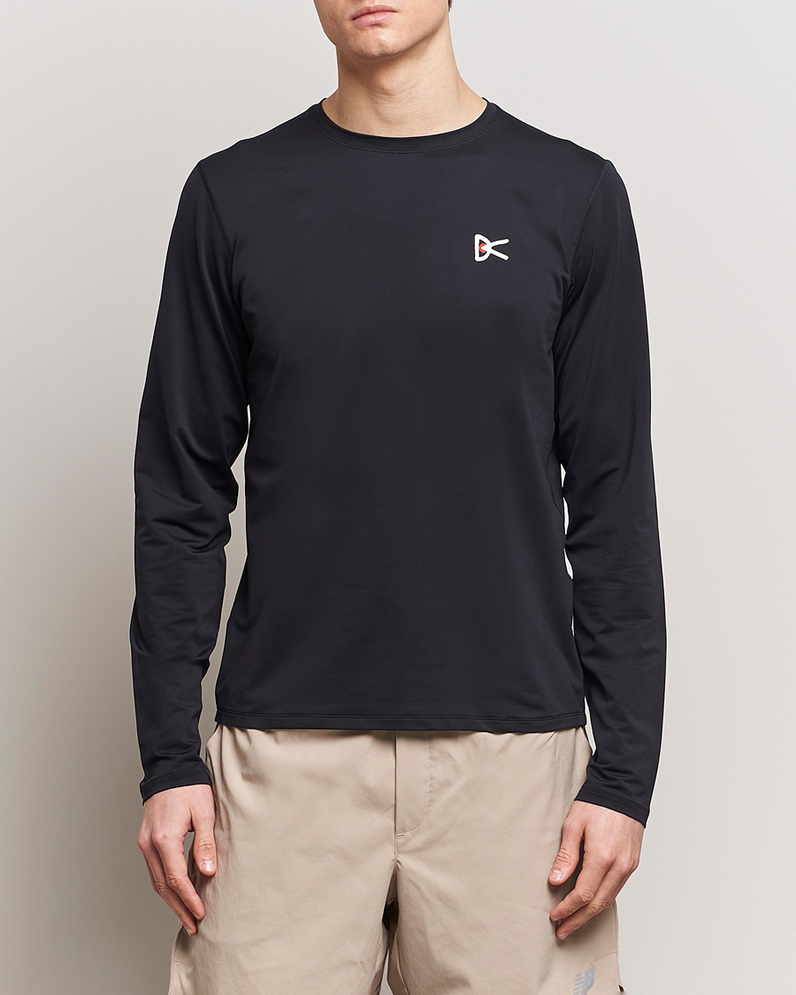 Men |  | District Vision | Lightweight Long Sleeve T-Shirt Black