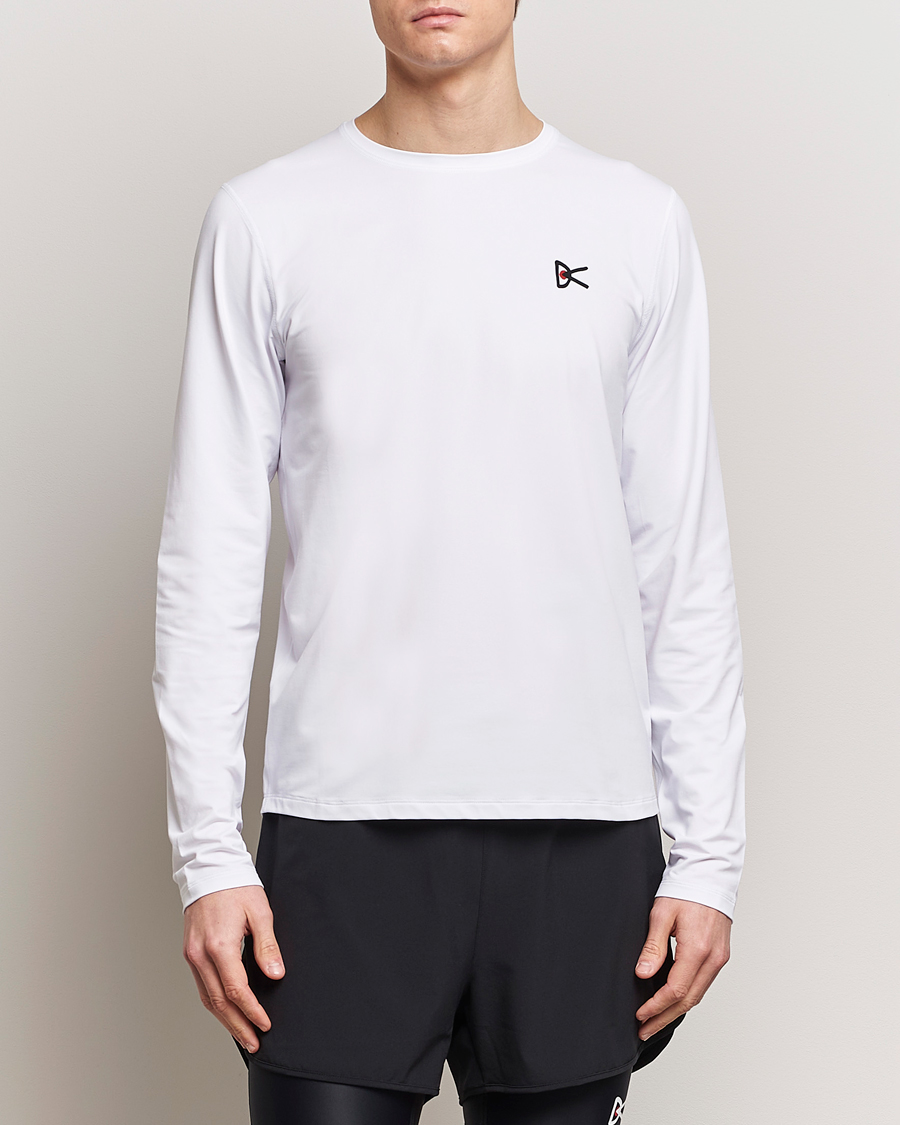 Herren |  | District Vision | Lightweight Long Sleeve T-Shirt White