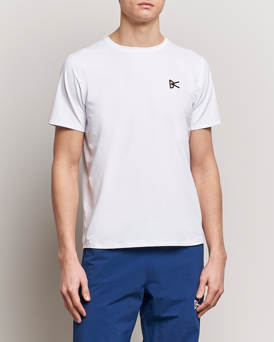 Herren | Weiße T-Shirts | District Vision | Lightweight Short Sleeve T-Shirts White