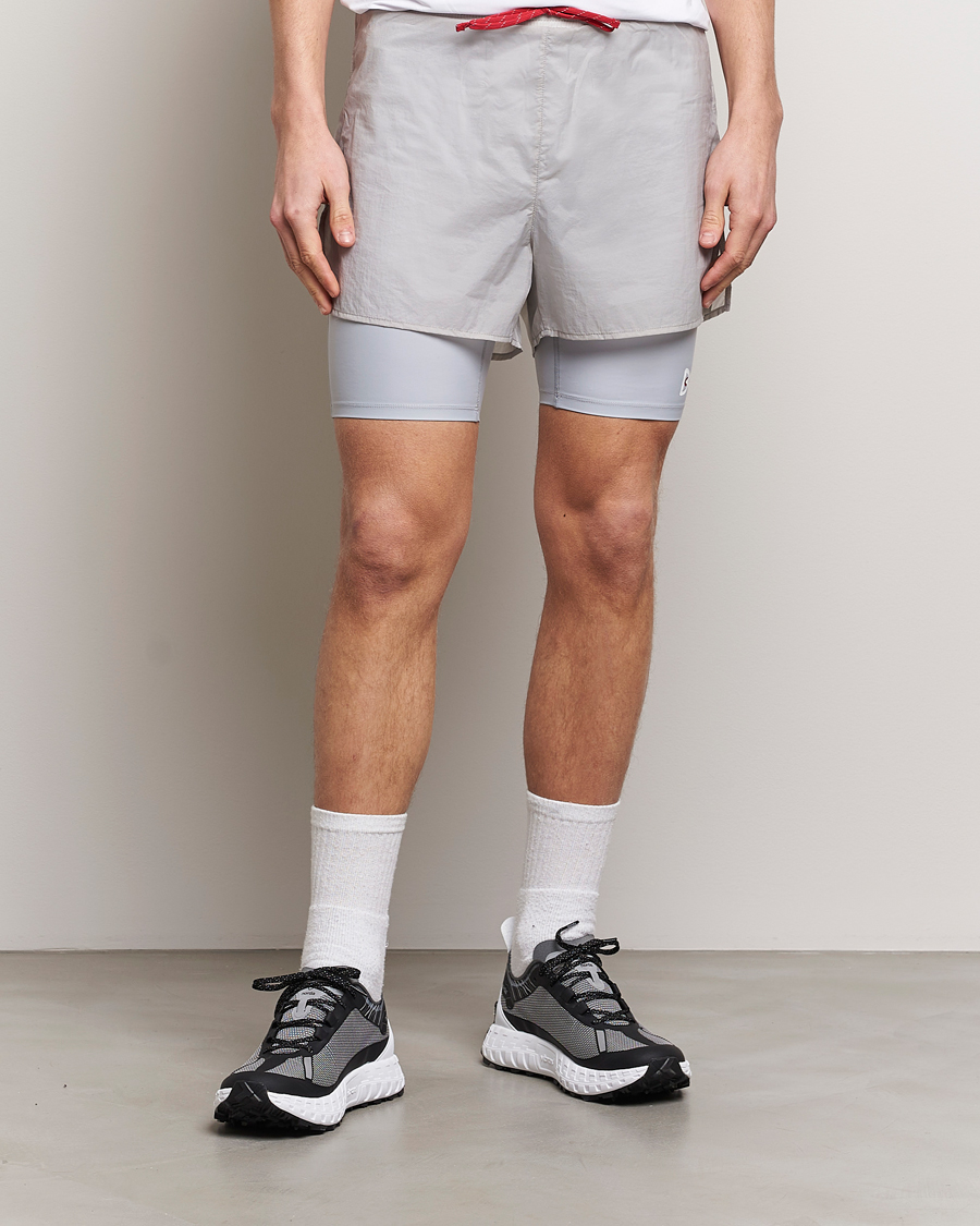 Men |  | District Vision | Ripstop Layered Trail Shorts Moonbeam