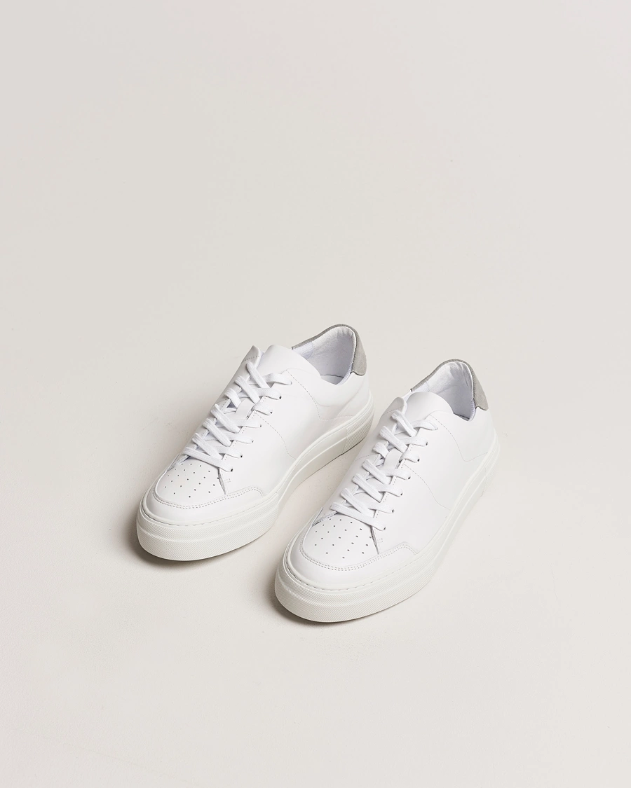 Herren | Business & Beyond | J.Lindeberg | Art Signature Leather Sneaker White
