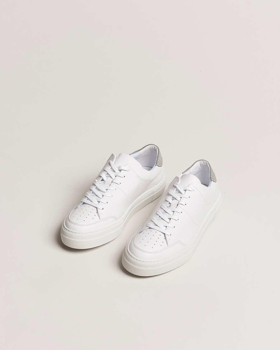 Herren |  | J.Lindeberg | Art Signature Leather Sneaker White