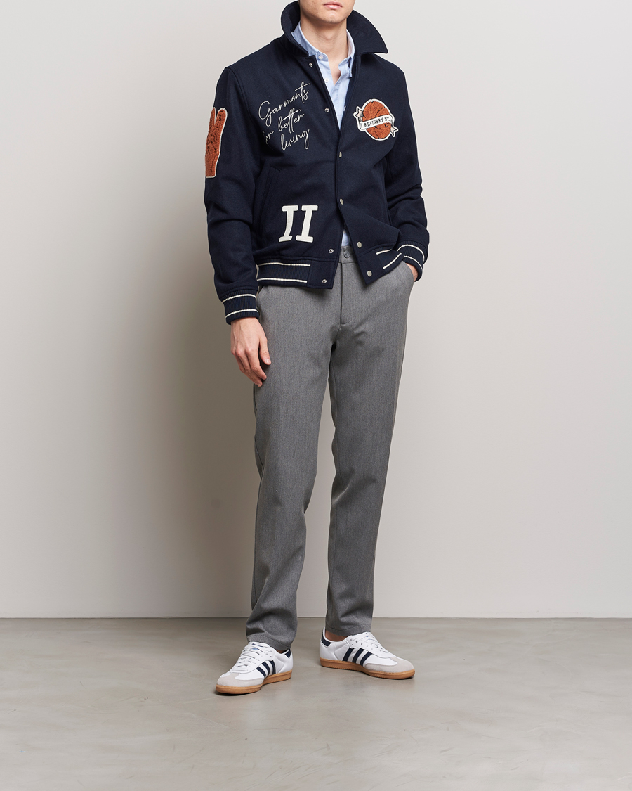 Herren | Hosen | LES DEUX | Como Reg Suit Pants Grey Melange