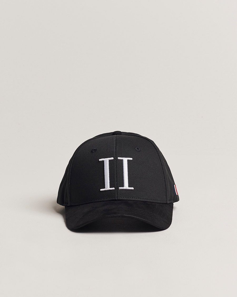 Herren | Hüte & Mützen | LES DEUX | Baseball Cap Suede II Black/White