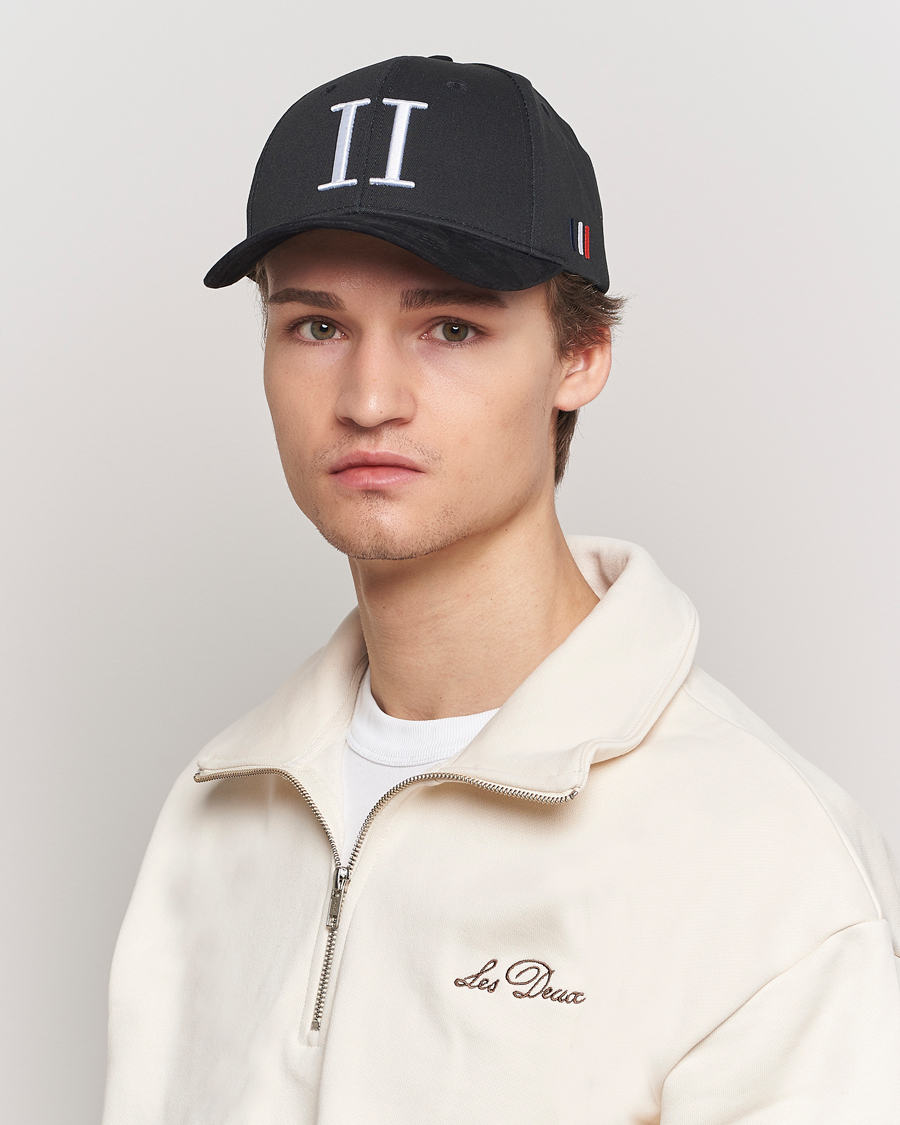 Herren | Aktuelle Marken | LES DEUX | Baseball Cap Suede II Black/White