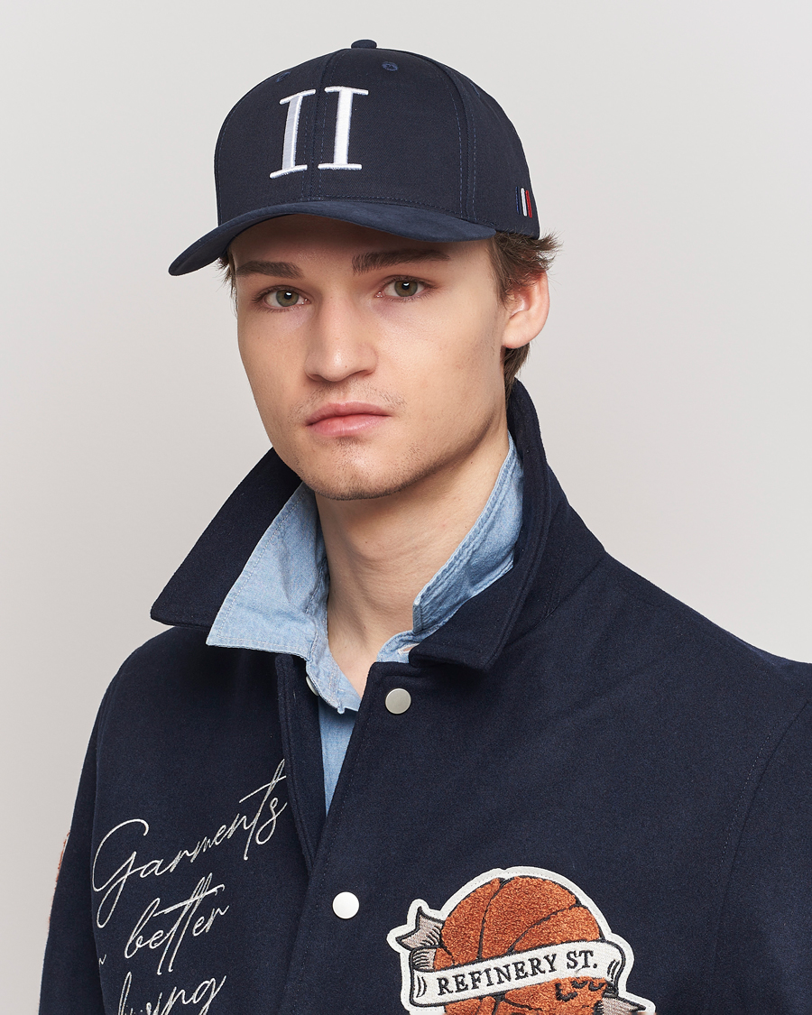 Herren | Hüte & Mützen | LES DEUX | Baseball Cap Suede II Dark Navy