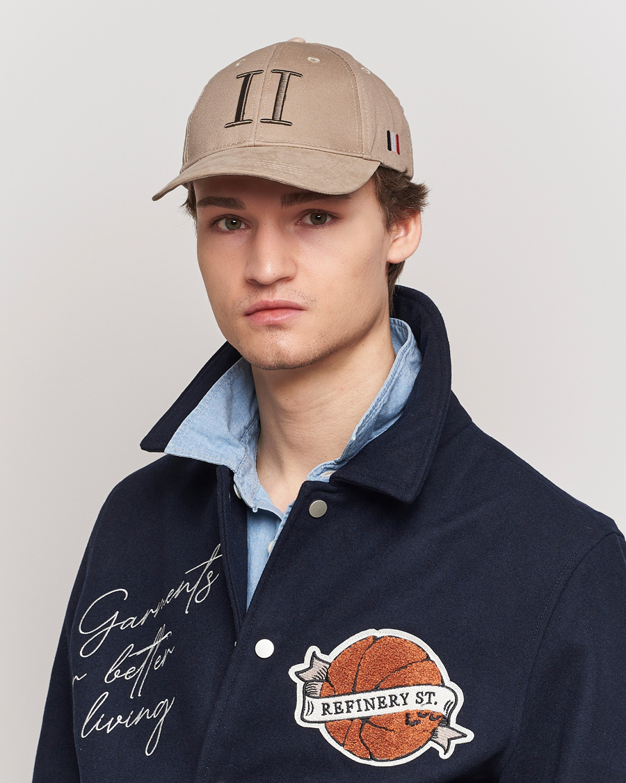 Herren |  | LES DEUX | Baseball Cap Suede II Dark Sand