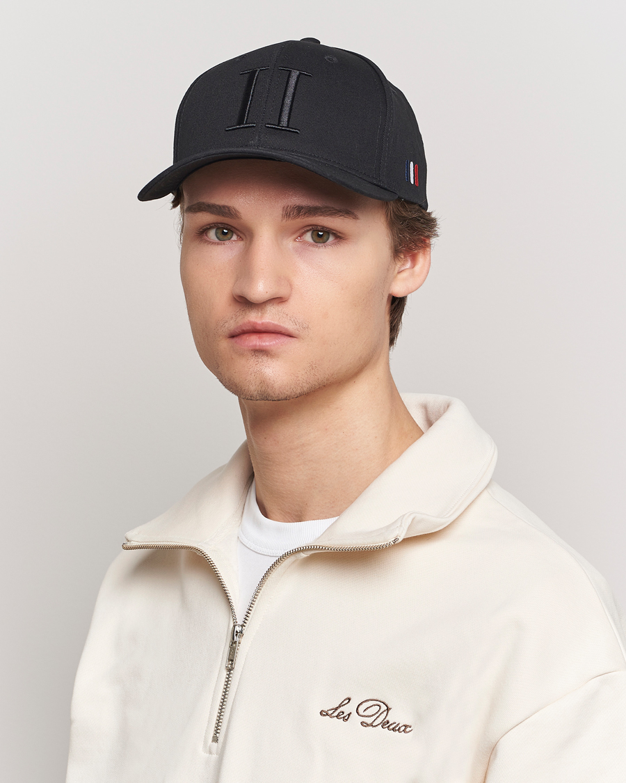 Herren | LES DEUX | LES DEUX | Encore Organic Cotton Baseball Cap II Black