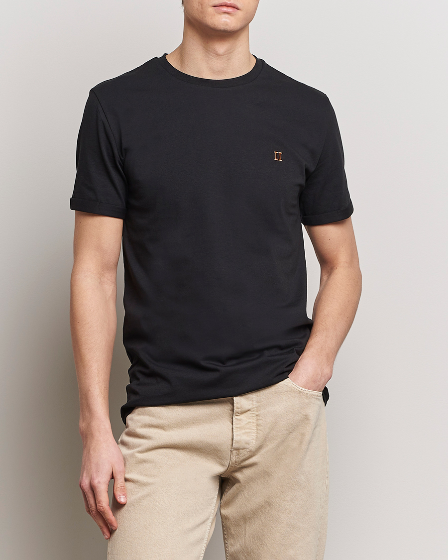 Herr | Nya varumärken | LES DEUX | Nørregaard Cotton T-Shirt Black
