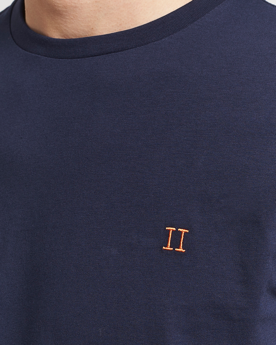 Herren | T-Shirts | LES DEUX | Nørregaard Cotton T-Shirt Navy
