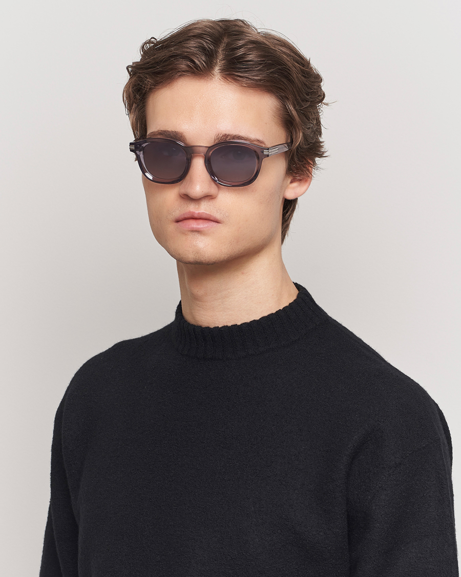 Men | Zegna | Zegna | EZ0229 Sunglasses Grey/Smoke