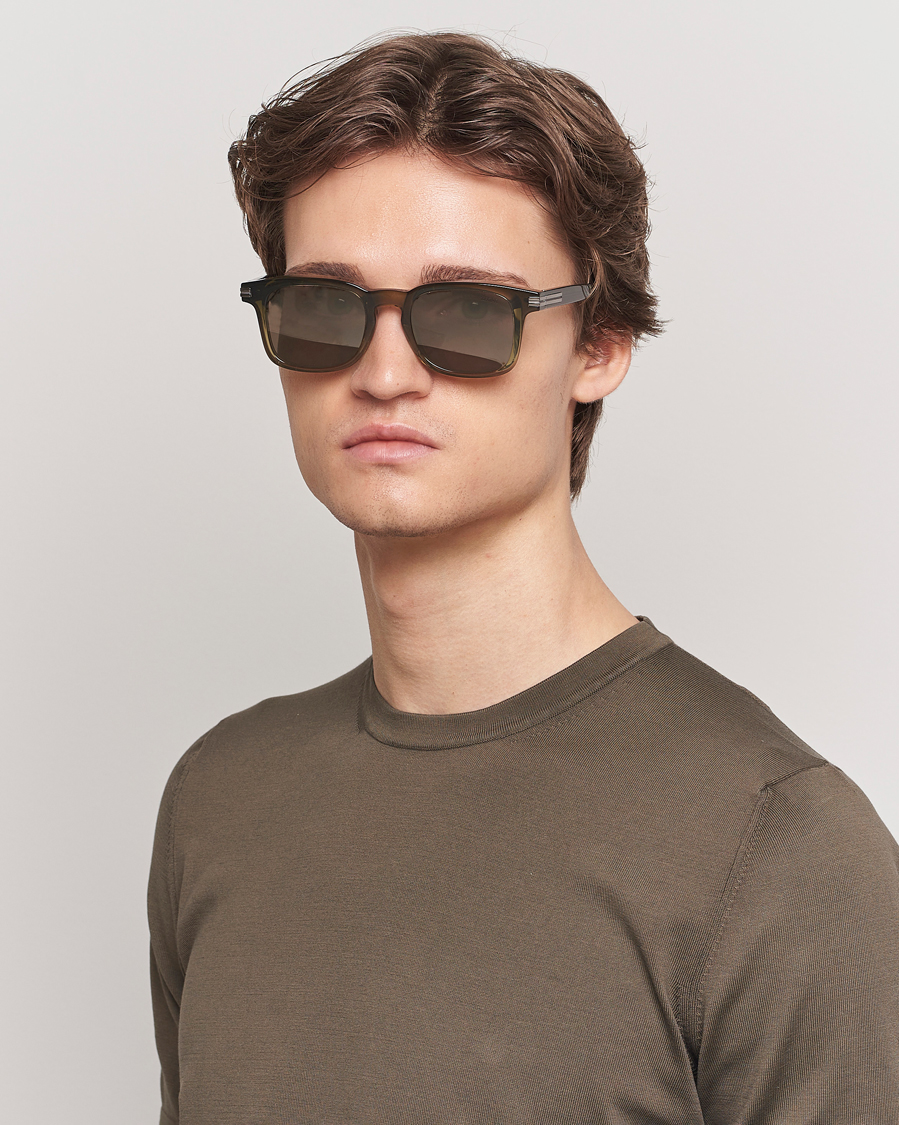 Herren | Sonnenbrillen | Zegna | EZ0230 Sunglasses Dark Green/Roviex