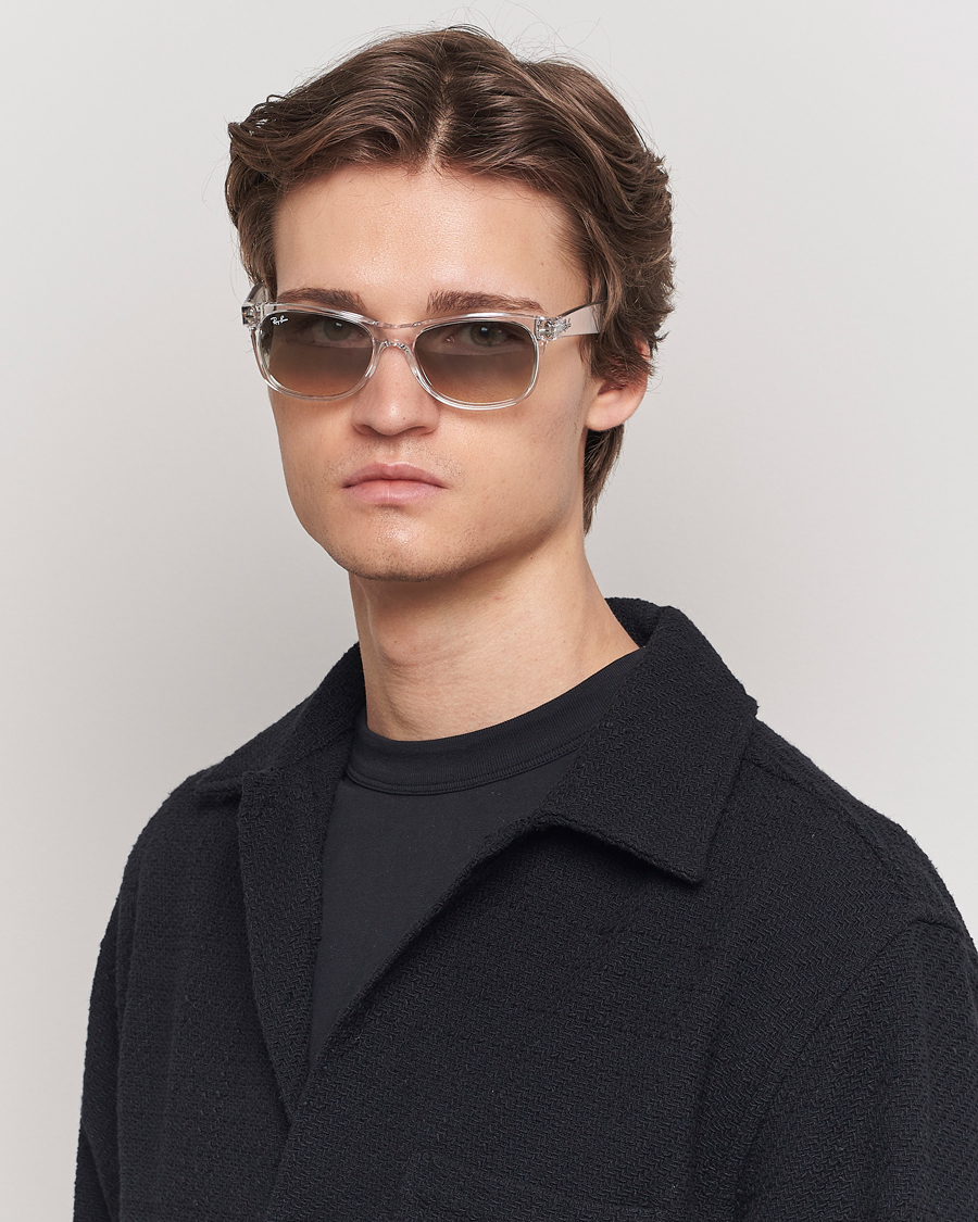 Herren | Sonnenbrillen | Ray-Ban | New Wayfarer Sunglasses Transparent