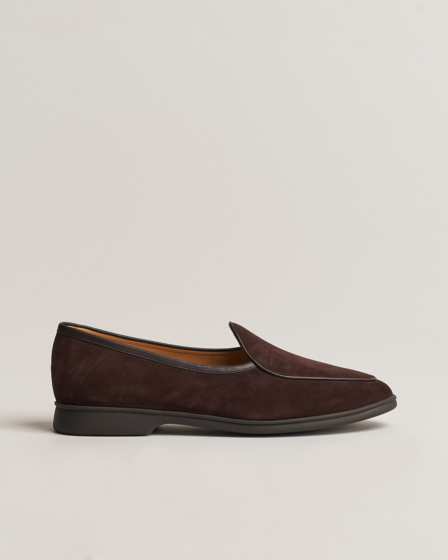 Herren | Loafer | Baudoin & Lange | Stride Loafers Dark Brown