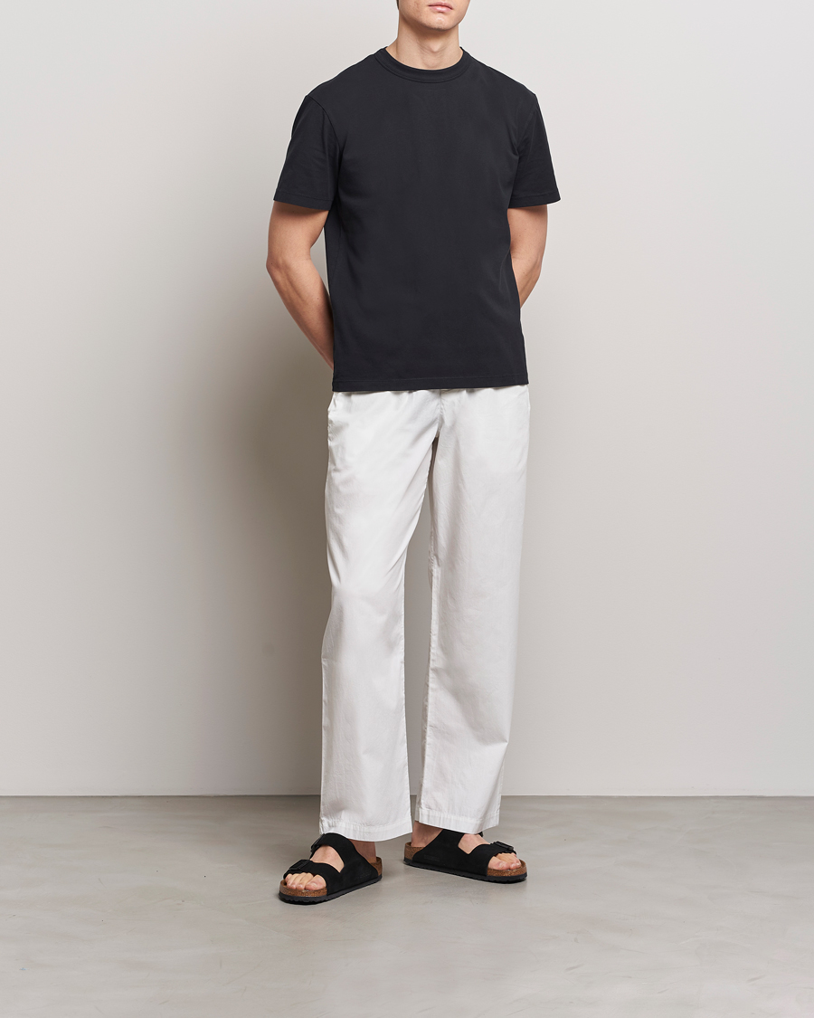 Herren | T-Shirts | Tekla | Organic Cotton Sleeping T-Shirt Black